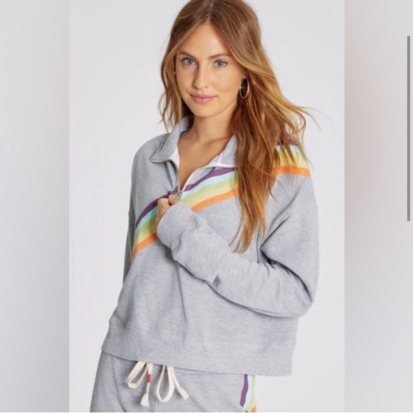 Wildfox Rainbow Stripe Matching SET!!! Size Xsmall - Picture 3 of 9